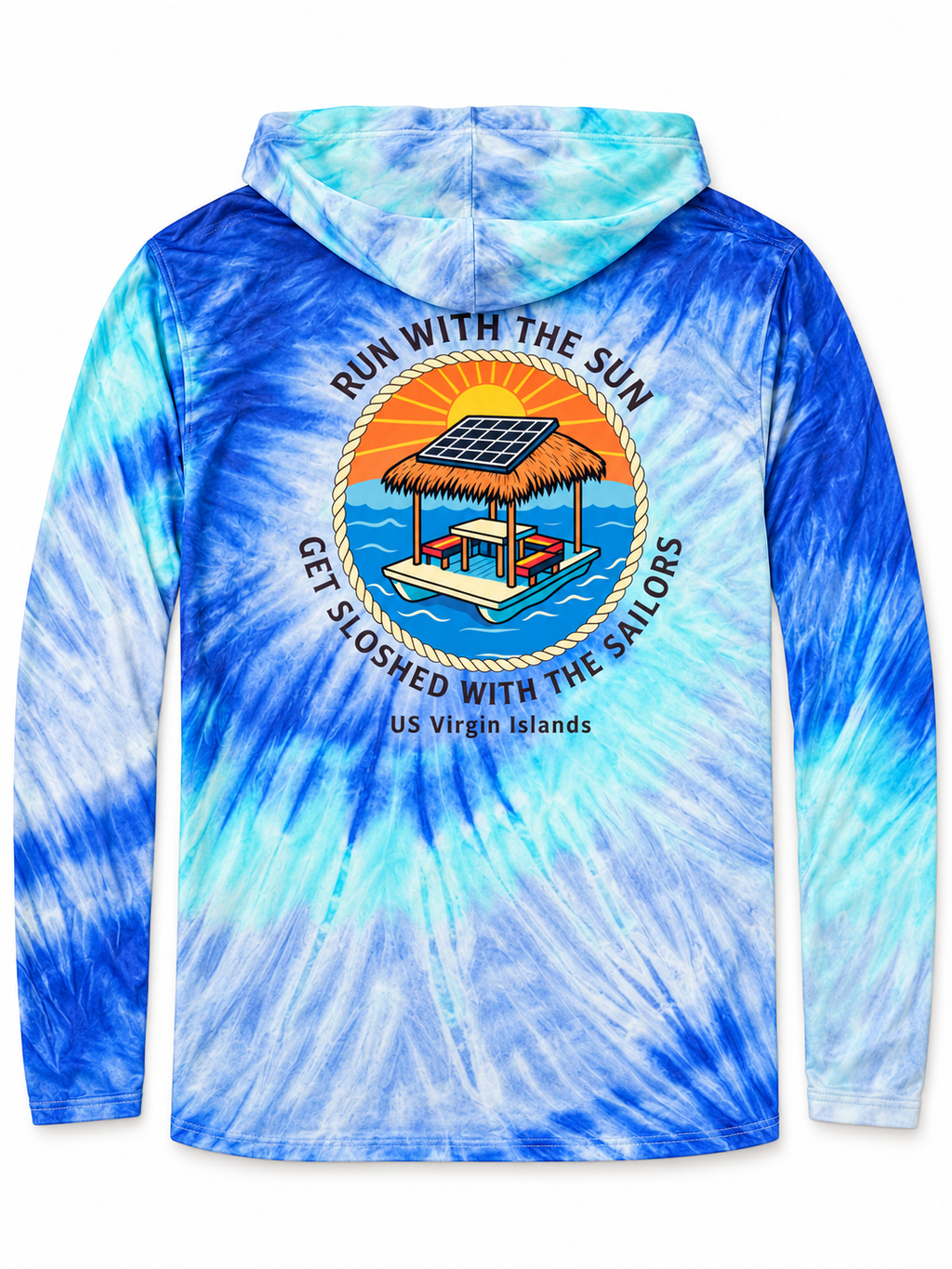 Slushy Sailors Long Sleeve Tie Dye